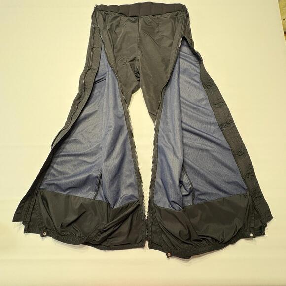 Vtg 80s CB Sports Gore-Tex Pants Mens 38 Black Full Side Zip - Picture 13 of 16